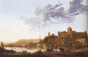 Aelbert Cuyp View of the Valkhof at Nijmegen oil on canvas